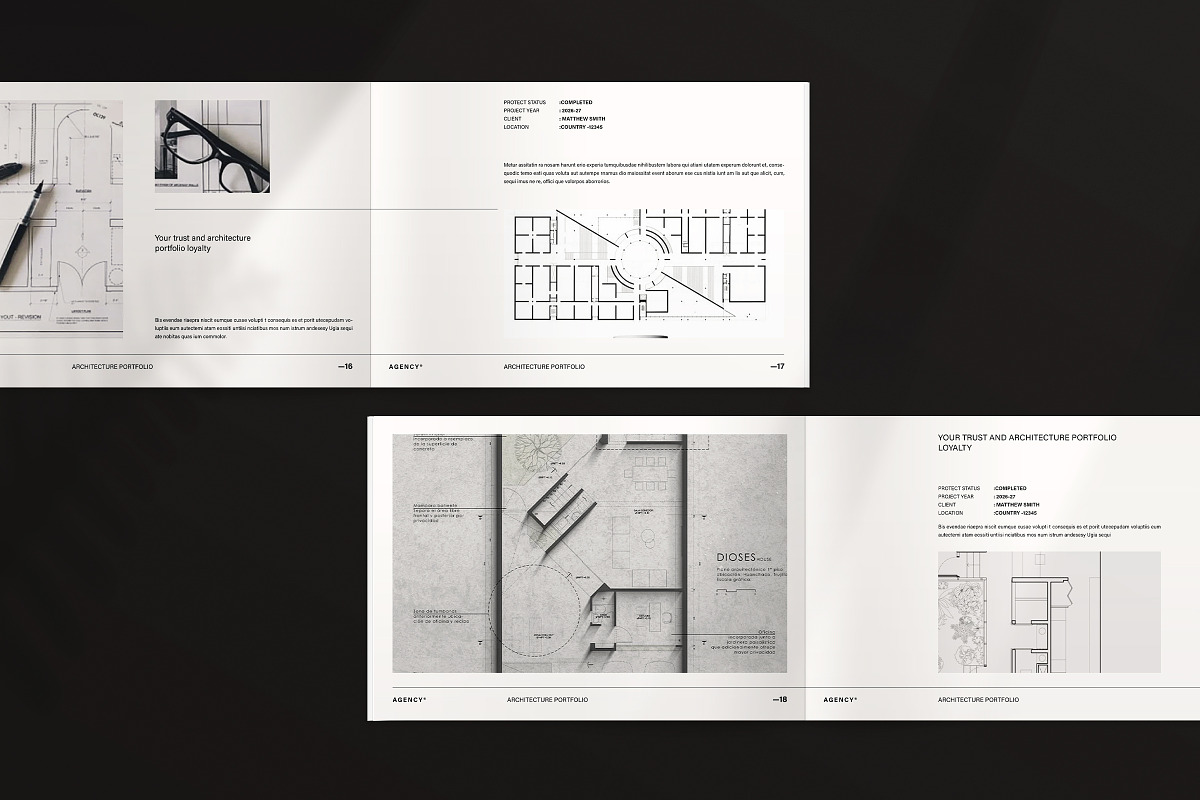 Architecture Portfolio Template, a Brochure Template by ArtisanaAura (Photo 10 of 22)