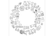 It's movie time! Big vector set, a Pattern Graphic by Art Loft (Thumbnail 14 of 16)