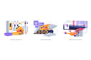 Heavy-Duty Robotics in, a Technology Illustration by Visual Generation