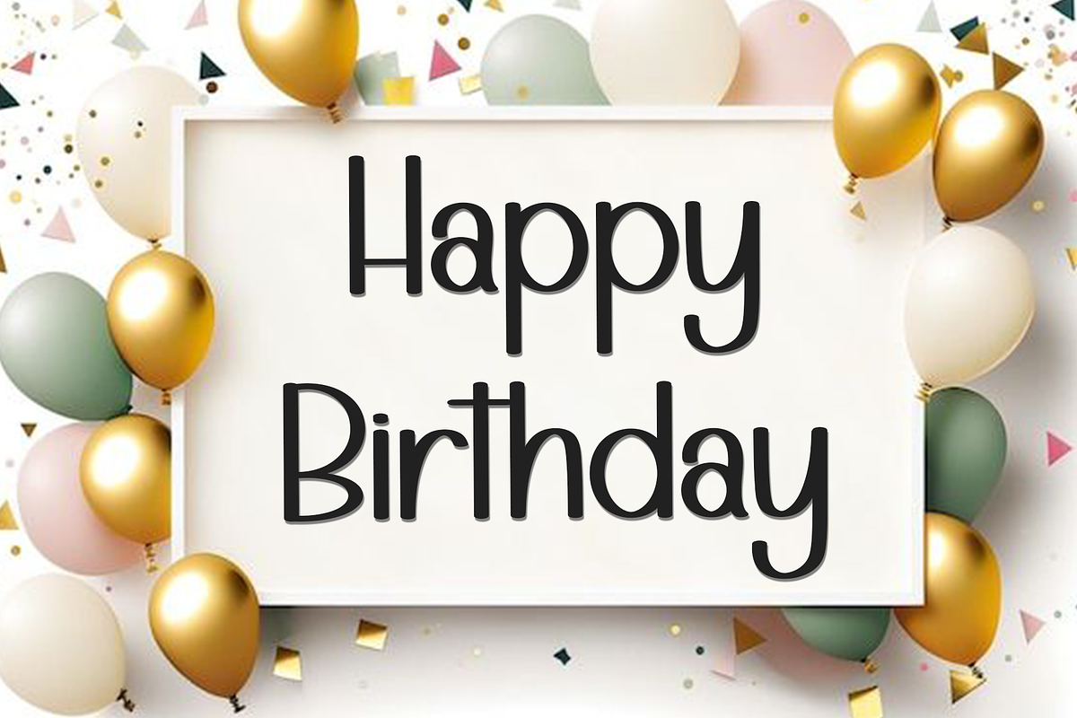 Happy Birthday, a Script Font by InermediaSTUDIO (Photo 1 of 8)