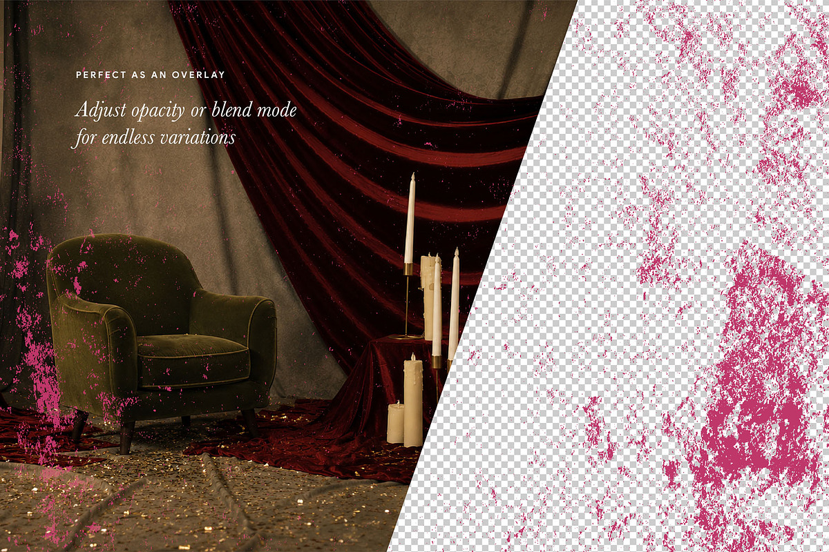 Velvet Christmas Bohemian Textures, a Texture Graphic by Oleg and Katja (Photo 6 of 14)