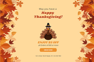 Thanksgiving Mailchimp Eblast