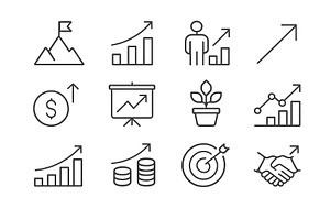 Vector illustration of business, a Finance Illustration by ZinetroN
