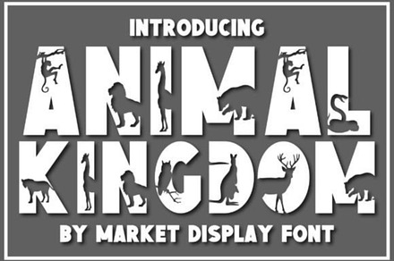 Animal Kingdom Font, a Script Font by Personalized1926