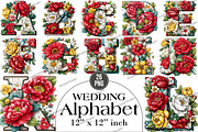 Wedding Alphabet Clipart Bundle, an Illustration by DreamArtGraphic (Thumbnail 1 of 4)