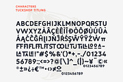 Tuckshop Titling, a Sans Serif Font by Tapiwanashe Garikayi (Thumbnail 4 of 11)