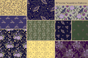 Dark Botanical Magic Clipart, a Decorative Illustration by PenguinArtStudio (Thumbnail 5 of 18)