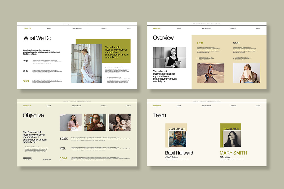 Portfolio Presentation Template, a Presentation Template by MightyDesign (Photo 3 of 8)