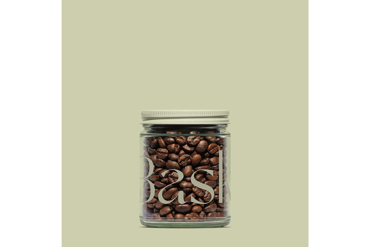 Coffee Bean Jar Mockup, a Cups & Container Mockup by Copal (Photo 7 of 17)