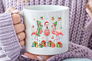 Christmas Flamingo png, an Illustration by Craft Nest (Thumbnail 5 of 6)