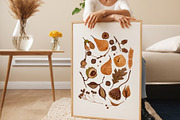 Autumn Botanicals Clipart & Patterns, an Object Graphic by ArtPavo (Thumbnail 8 of 10)