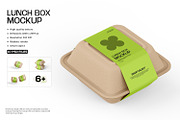 Takeout Kraft Container Mockup, a Packaging Mockup by Ram Studio LLC (Thumbnail 1 of 16)