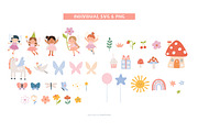 Pastel Fairy Birthday Clipart, a Person Illustration by Petit Citizen Design (Thumbnail 2 of 7)