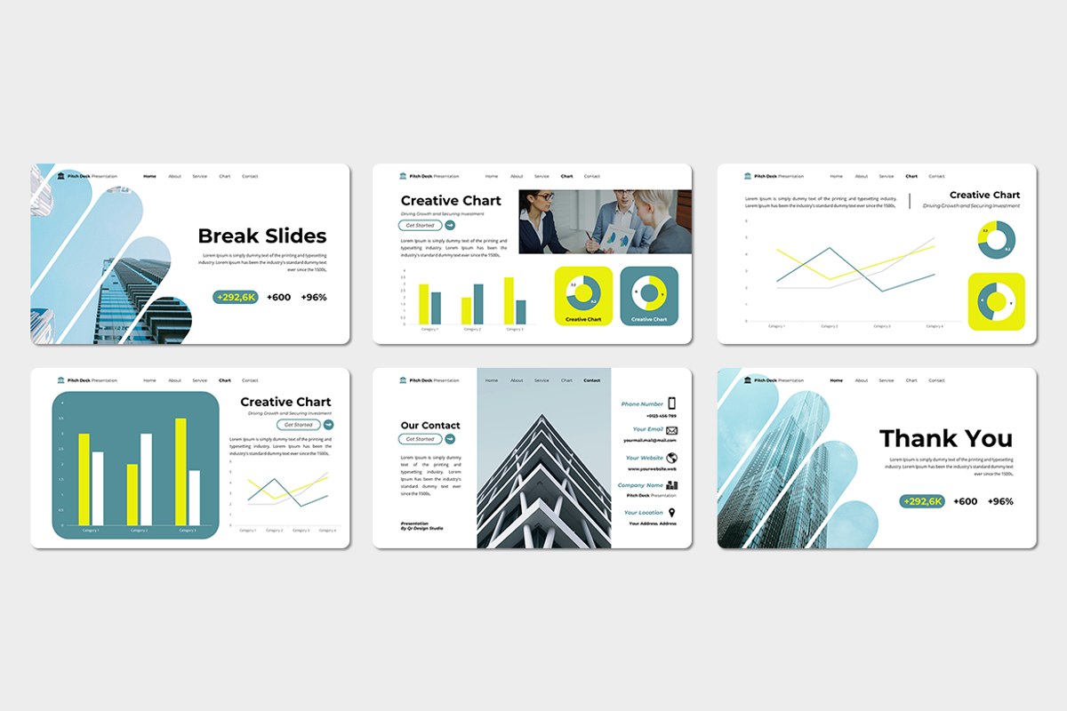 Pitch Deck - Keynote Template, a Presentation Template by QR Design Studio (Photo 3 of 3)