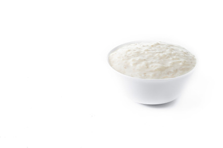 Rice pudding. Arroz con leche. Rice pudding in white bowl isolated on white bac, a Food & Drink Photo by etorres69