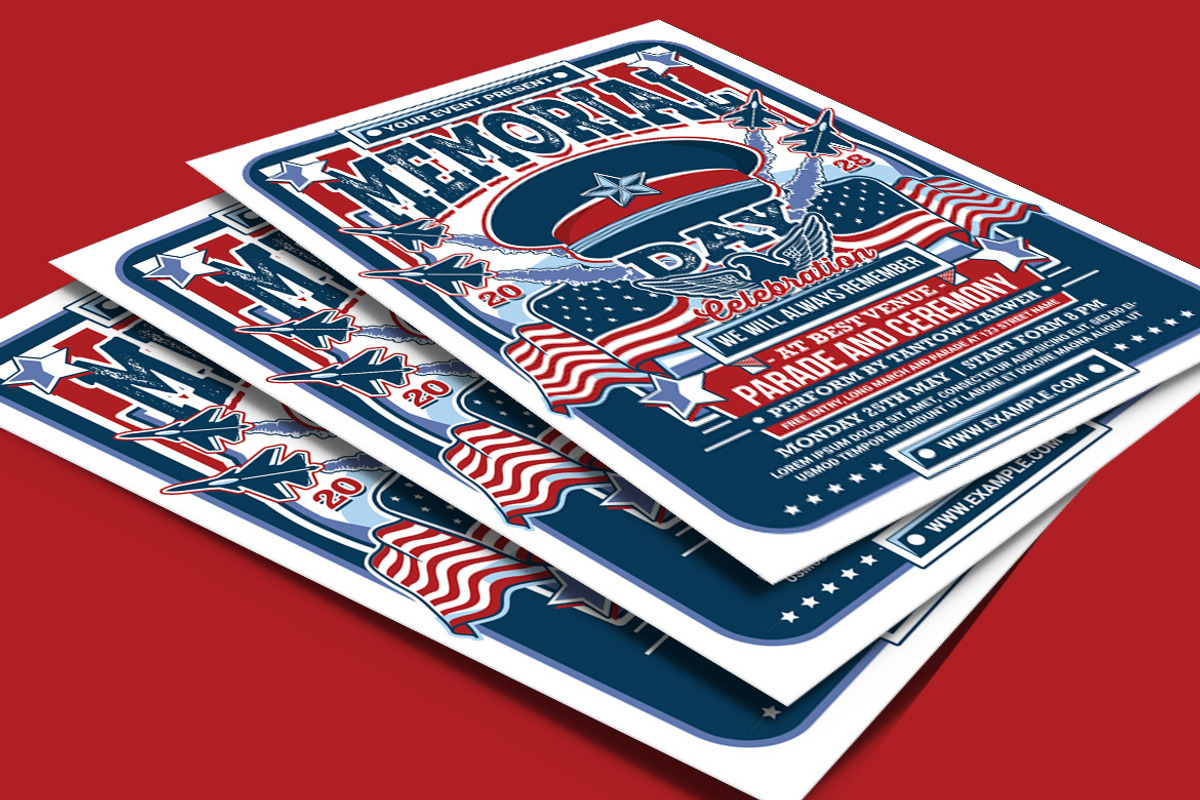Memorial Day Flyer, a Flyer Template by Muhamad Iqbal hidayat (Photo 4 of 4)