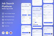Job Search Platform App UI Kit, an UI Kit Template by Betush (Thumbnail 2 of 3)