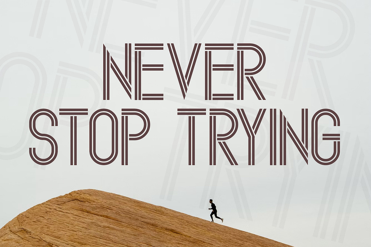 Virgiano - Decorative Sporty Font, a Font by StringLabs (Photo 7 of 11)