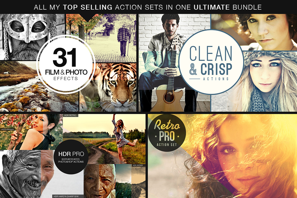 72 Actions Bundle, an Action Add-On by TomAnders (Photo 2 of 4)