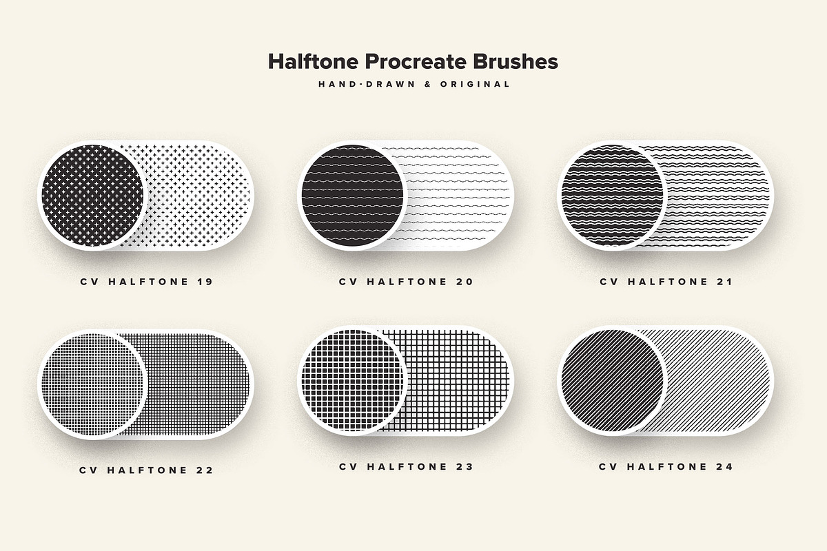 Retro Halftone Procreate Brushes, a Brush Add-On by Creative Veila (Photo 8 of 9)