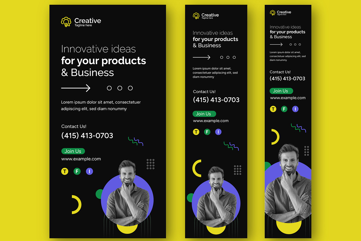 Business Web Banner Template, an UI Kit Template by CreativeShaper (Photo 3 of 4)