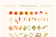 Golden Meadow. Watercolor Autumn Set, a Seasonal Illustration by Liliia Polos Illustration (Thumbnail 11 of 12)