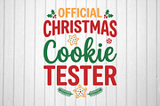 Official Christmas Cookie Tester, an Object Graphic by T-shirt Pond (Thumbnail 2 of 3)