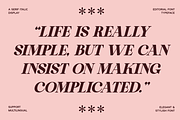 Shiny Black - Elegant Serif Typeface, a Serif Font by MaikoHatta (Thumbnail 4 of 9)
