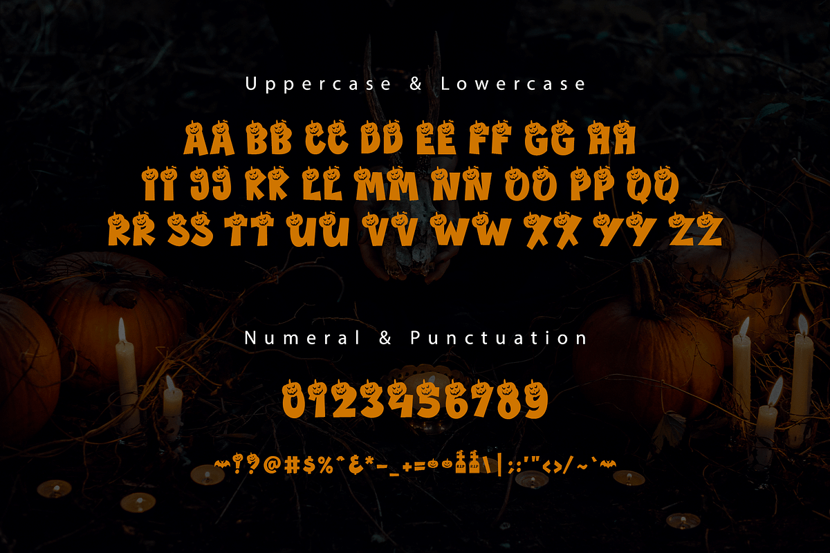 Bagonk - A Halloween Theme Font, a Blackletter Font by overlaytemplates (Photo 4 of 5)