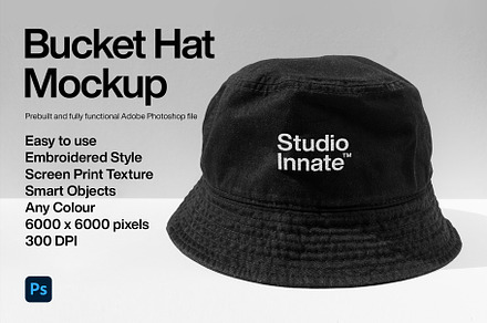 Bucket Hat Mockup