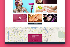 Layla Beauty Salon PSD Template