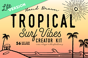 Lite-Tropical Surf Vibes-Creator Kit, an Illustration by Walking_Designs (Thumbnail 1 of 4)
