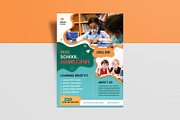 School Admission Flyer Template, a Flyer Template by Template Shop (Thumbnail 3 of 4)
