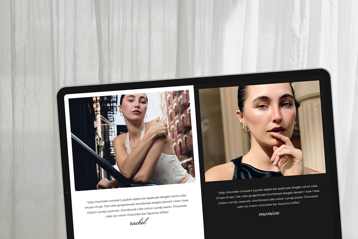 Showit Testimonial Add On Templates, a Landing Page Template by Blush Created (Photo 9 of 16)