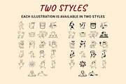 22 Funny cats vector illustration 1, an Animal Illustration by Yanakicc (Thumbnail 7 of 10)