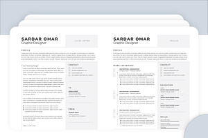 Minimal Design CV Template