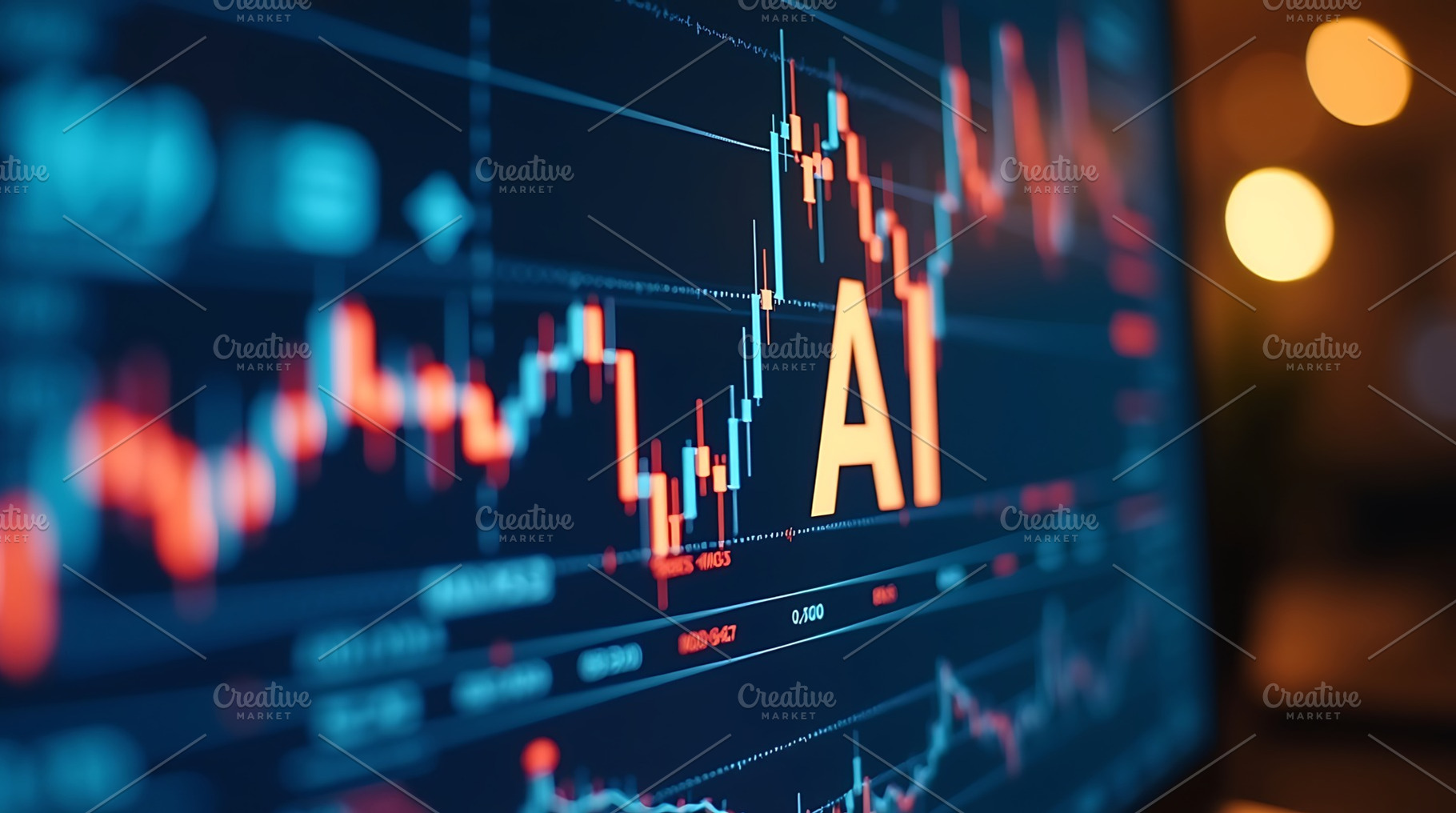 Ai stock market analysis and trading, a Technology Photo by Artonix