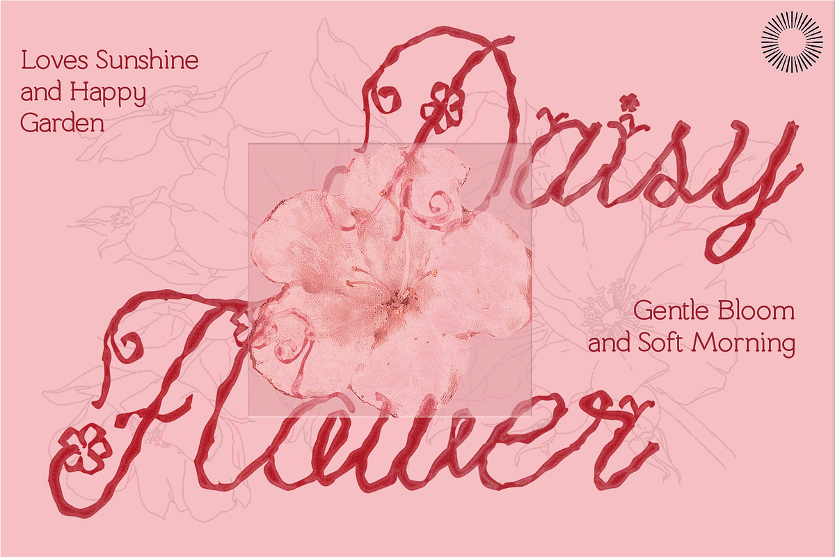 Blossom Reverie - Floral Script