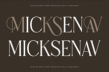 Micksenav Display Serif Font