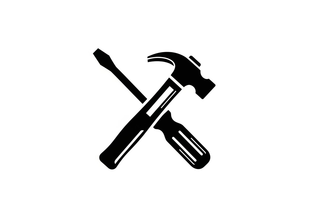Crossed Hammer Screwdriver Icon, an Icon by musafir_fashion (Photo 2 of 10)