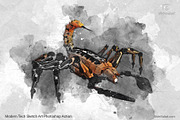 Tech Sketch Art Photoshop Action preview 4
