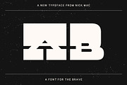 Badmoon Slab - A Space Western font, a Slab Serif Font by Nick Mac (Thumbnail 6 of 8)