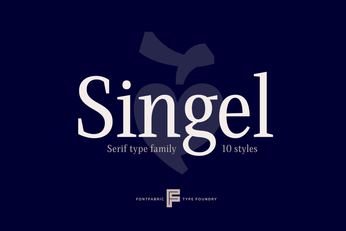 Singel, a Serif Font by Fontfabric (Photo 1 of 5)