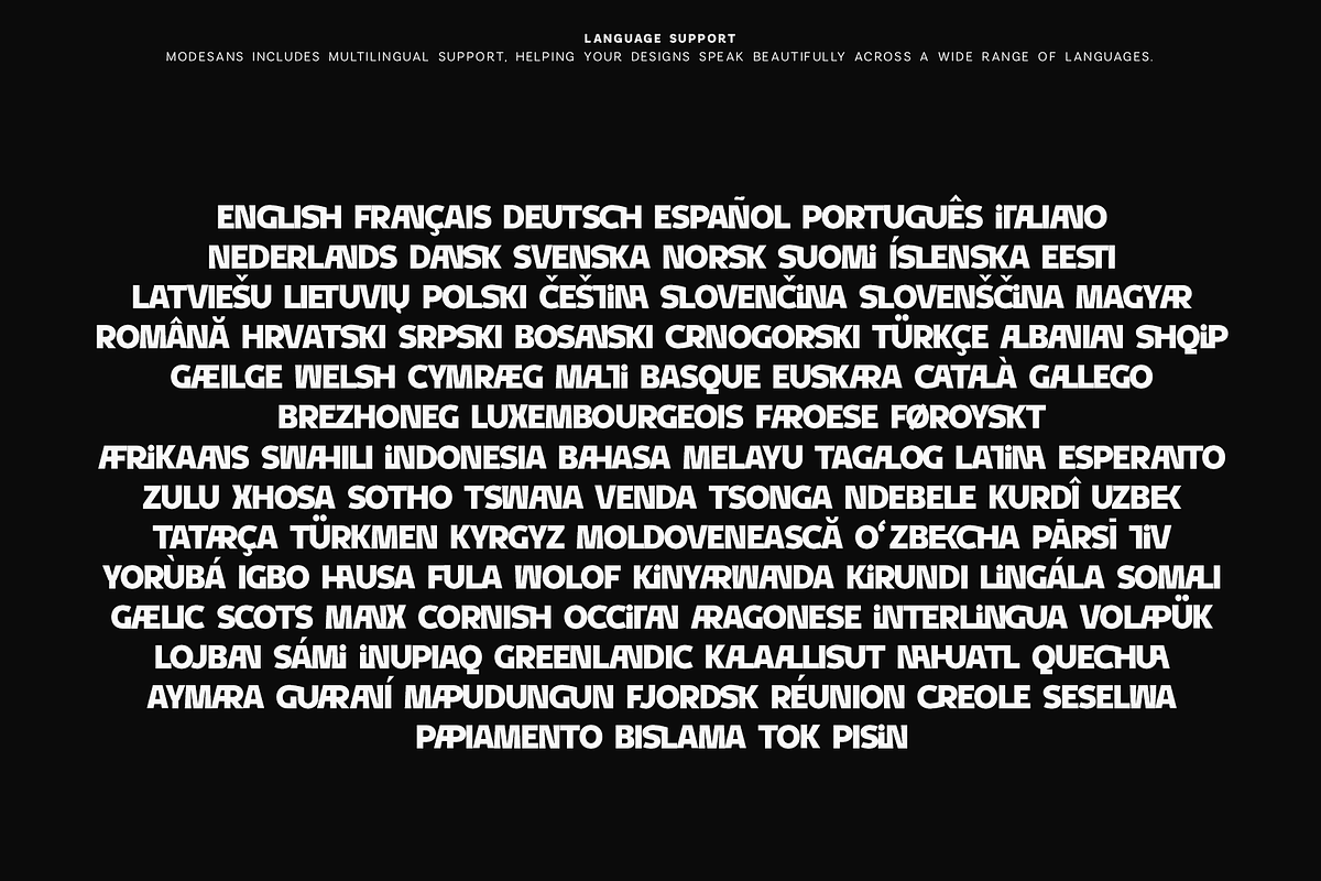 ModeSans Modern Sans Serif Typeface, a Sans Serif Font by VP Fonts (Photo 24 of 39)