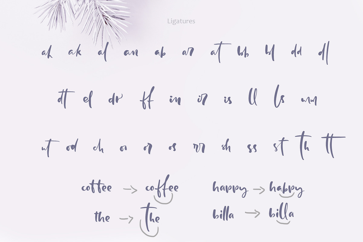 Holly Jolly Hand Drawn Font preview 6