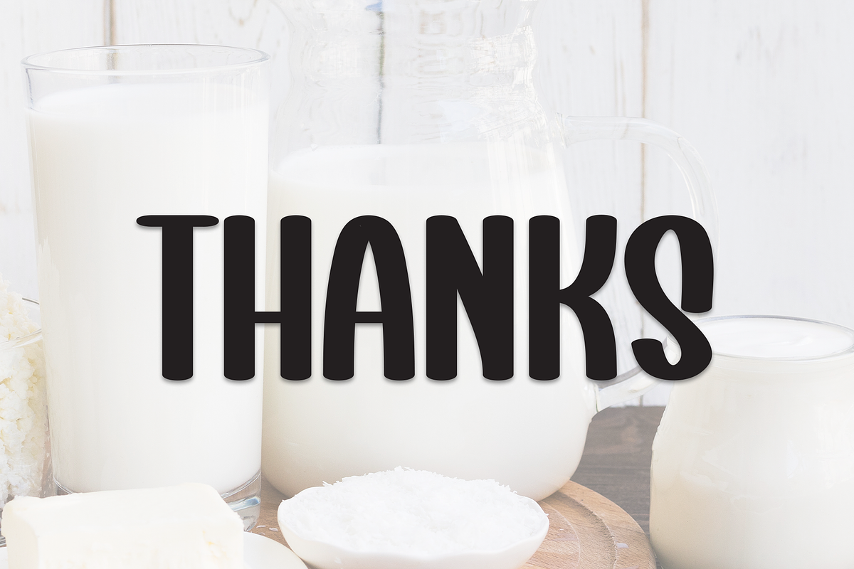 Fresh Milk | Script Font, a Script Font by Scratchones (Photo 8 of 8)