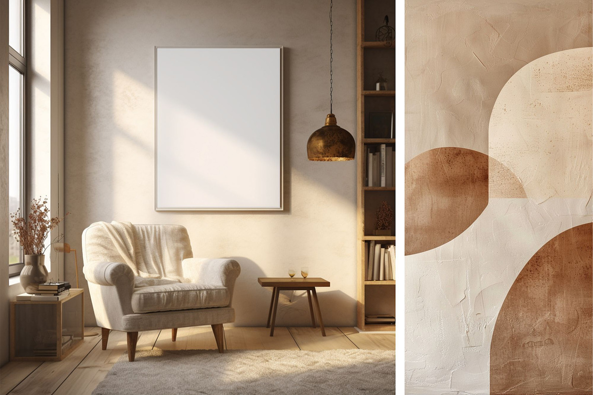 Minimalist Interior Frame Mockup 1, a Household Mockup by ARTOZEN DIGITAL (Photo 5 of 10)