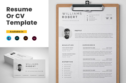Resume Template / CV