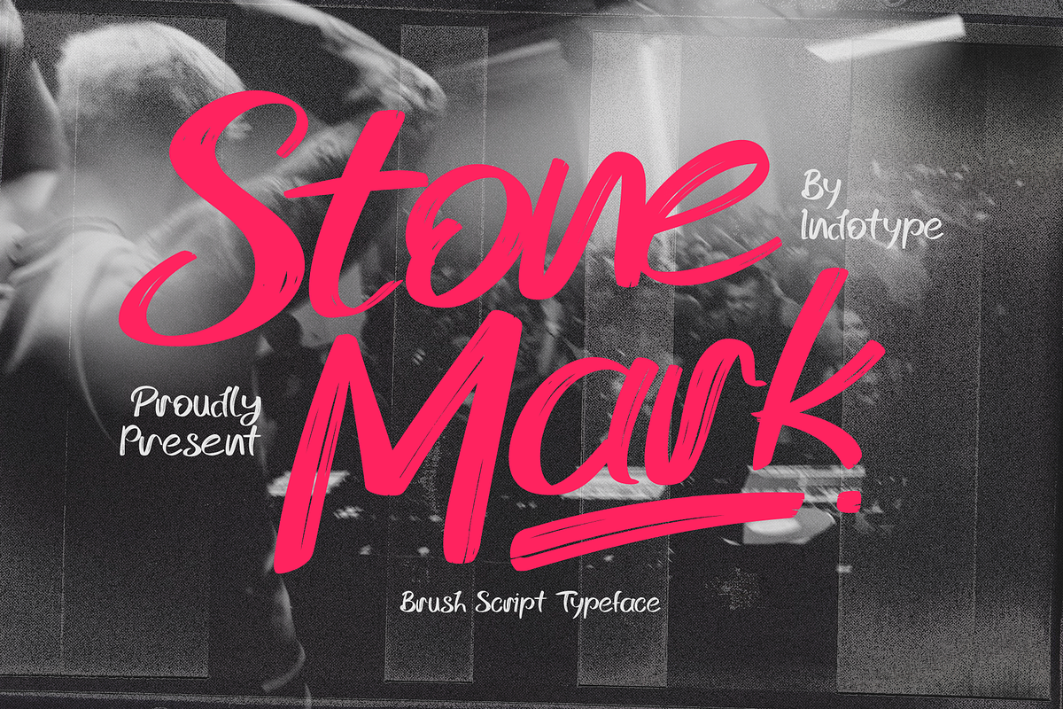 StoneMark - Brush Script, a Handwritten Font by Indotype Foundry (Photo 1 of 10)