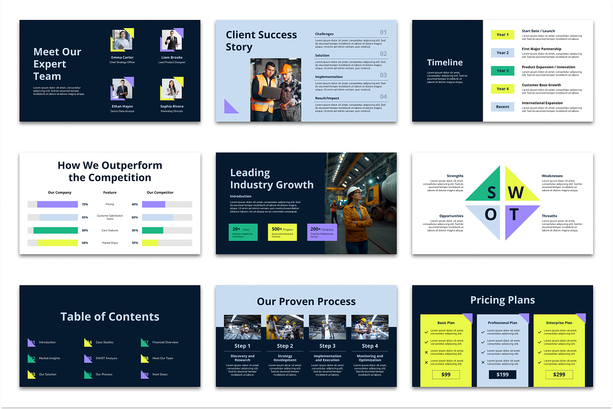 Industry Deck, a Presentation Template by Sixtemp (Photo 2 of 3)
